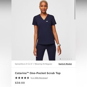 Figs Scrub Set - Navy!